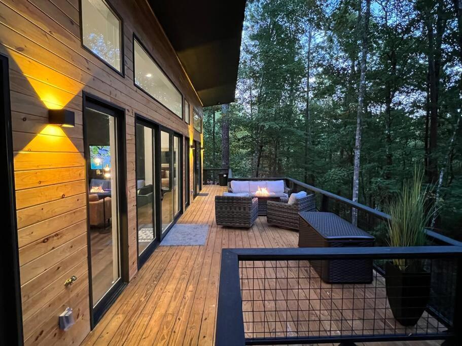 Modern Mountain Getaway With Hot Tub, Fire Pit Villa Sautee Nacoochee Eksteriør bilde
