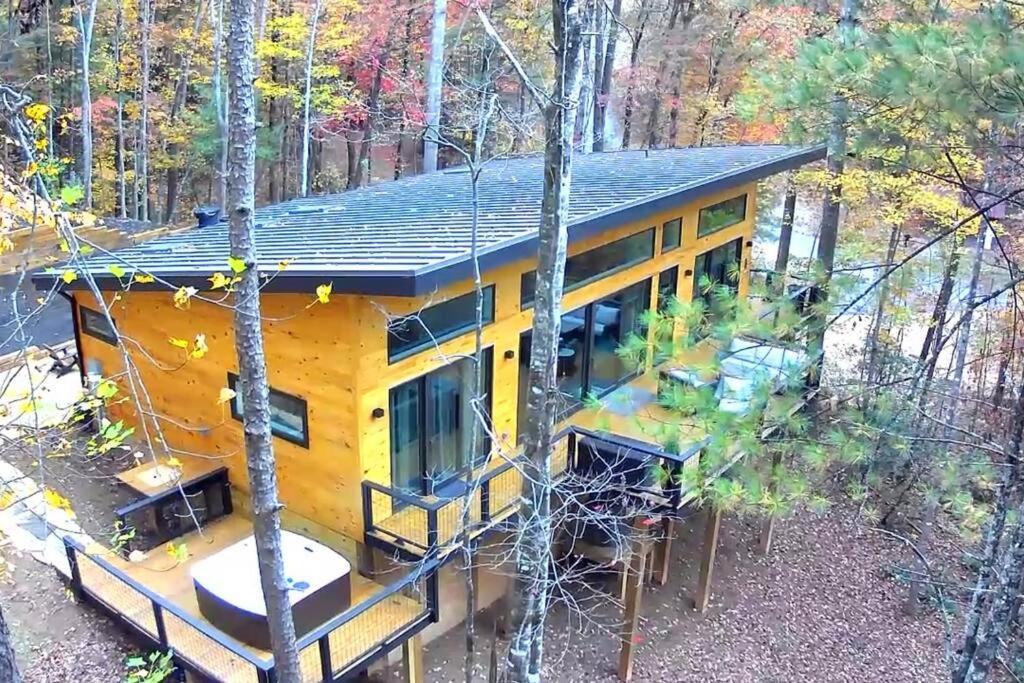 Modern Mountain Getaway With Hot Tub, Fire Pit Villa Sautee Nacoochee Eksteriør bilde